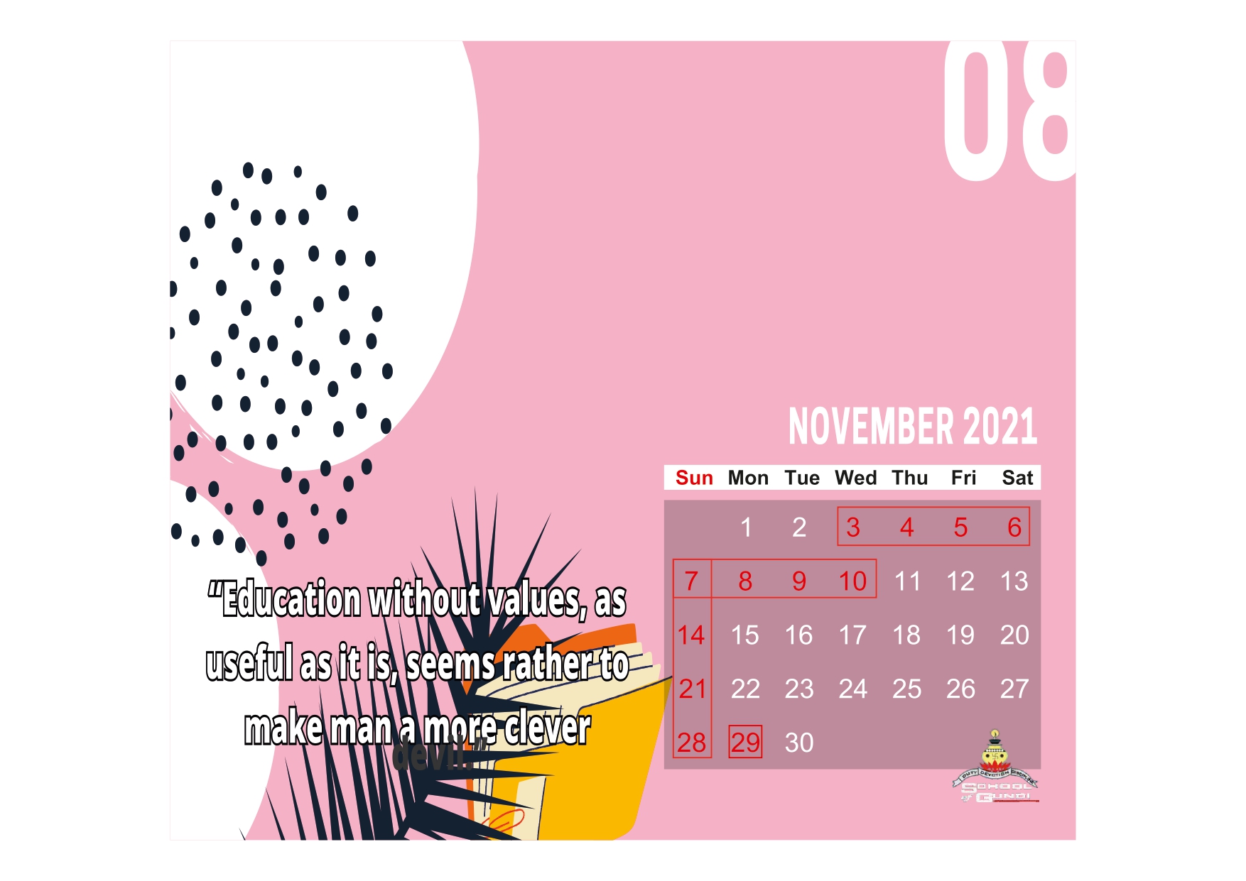 Academic Calendar 2021-08 41